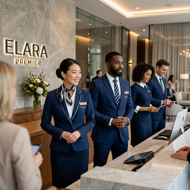 Casaca sanitaria unisex institucional hospitales Colombia